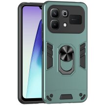 Защитный чехол Deexe Hybrid Shell для Infinix Note 60 Pro / Note 60 - Green: фото 1 из 7