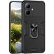 Захисний чохол Deexe Hybrid Shell для Infinix Smart 20 - Black (411203B). Фото 1 з 7