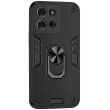 Защитный чехол Deexe Hybrid Shell для Motorola Moto G75 - Black (367827B)