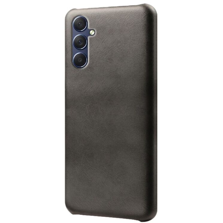 Захисний чохол Deexe Leather Back Cover для Samsung Galaxy A05s (A057) - Black: фото 1 з 4