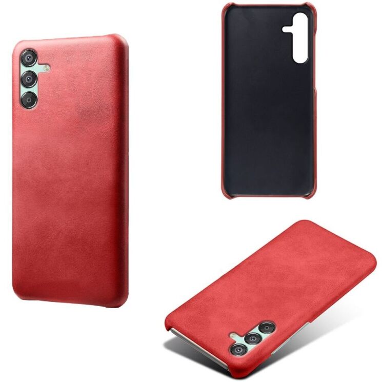 Захисний чохол Deexe Leather Back Cover для Samsung Galaxy M15 (M156) - Red: фото 4 з 4