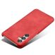 Захисний чохол Deexe Leather Back Cover для Samsung Galaxy M15 (M156) - Red (349527R). Фото 2 з 4