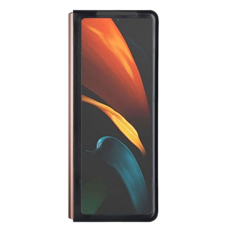 Защитный чехол Deexe Leather Case для Samsung Galaxy Fold 2 - Black: фото 2 из 4