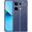Захисний чохол Deexe Leather Cover для Xiaomi Redmi Note 13 - Blue (345940L)