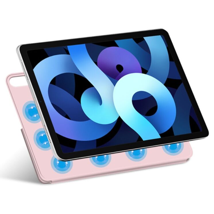 Защитный чехол Deexe Magnetic Case для Apple iPad Air 13 M3/M2 (2025/2024) / iPad Pro 12.9 (2020/2021/2022) - Pink: фото 2 из 7