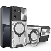 Захисний чохол Deexe Magnetic Space для TECNO Pova 5 - Silver: фото 1 з 10
