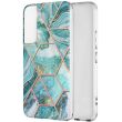 Защитный чехол Deexe Marble Pattern для Samsung Galaxy S22 - Blue (290032L)