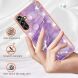 Защитный чехол Deexe Marble Style для Samsung Galaxy A36 (A366) - Light Purple (372067LV). Фото 2 из 5