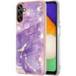 Защитный чехол Deexe Marble Style для Samsung Galaxy A36 (A366) - Purple (372067V)