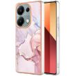 Защитный чехол Deexe Marble Style для Xiaomi Redmi Note 13 Pro 4G / Poco M6 Pro - Rose Gold (345763RG)