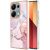 Защитный чехол Deexe Marble Style для Xiaomi Redmi Note 13 Pro 4G / Poco M6 Pro - Rose Gold: фото 1 из 6