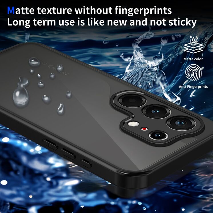 Защитный чехол Deexe Matte Skin для TECNO Camon 50 - Transparent Black (386329B) Защитный чехол Deexe Matte Skin для TECNO Camon 50 - Transparent Black: фото 8 из 8