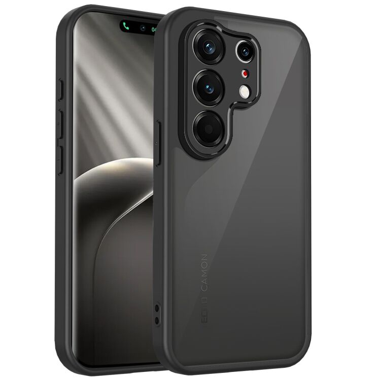 Защитный чехол Deexe Matte Skin для TECNO Camon 50 - Transparent Black (386329B) Защитный чехол Deexe Matte Skin для TECNO Camon 50 - Transparent Black: фото 1 из 8