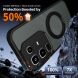 Захисний чохол Deexe Matte Skin Kickstand with MagSafe для Infinix Note 50 Pro - Black (383619B). Фото 2 з 8