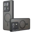 Защитный чехол Deexe Matte Skin with MagSafe для Motorola Edge 50 Ultra - Black (354036B)