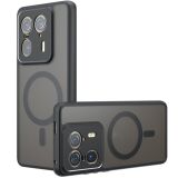 Защитный чехол Deexe Matte Skin with MagSafe для Motorola Edge 50 Ultra - Black: фото 1 из 10