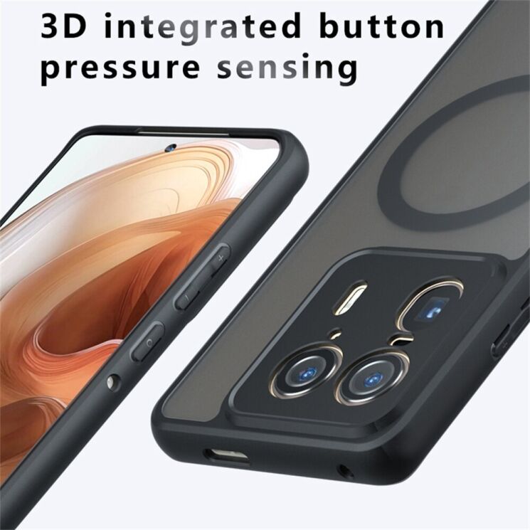 Защитный чехол Deexe Matte Skin with MagSafe для Motorola Edge 50 Ultra - Black: фото 10 из 10