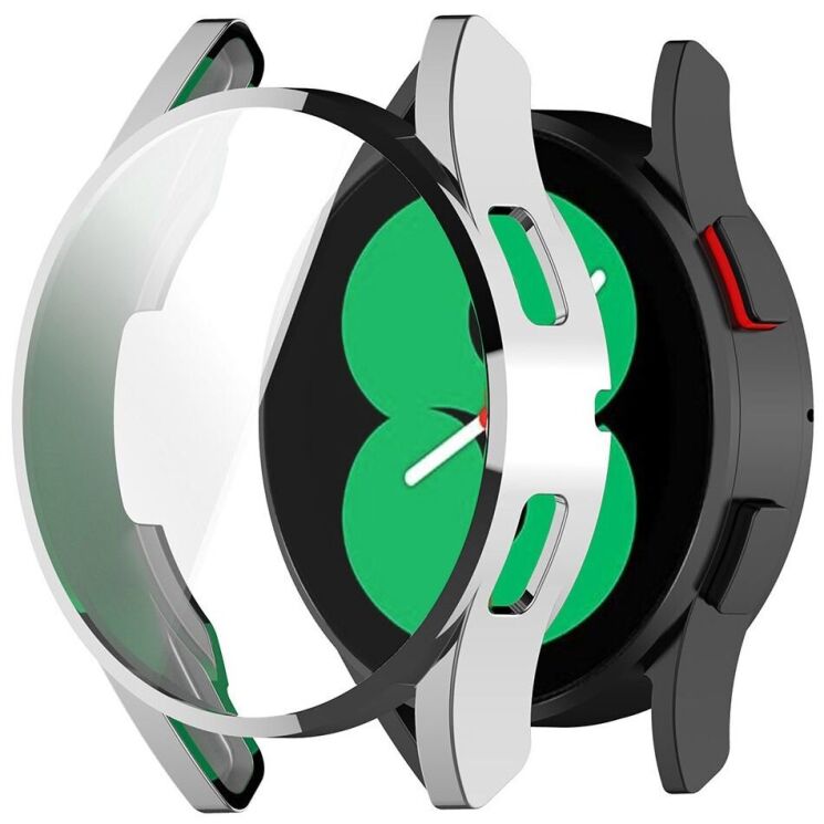 Захисний чохол Deexe Protective Frame для Samsung Galaxy Watch FE (40mm) - Silver: фото 1 з 7
