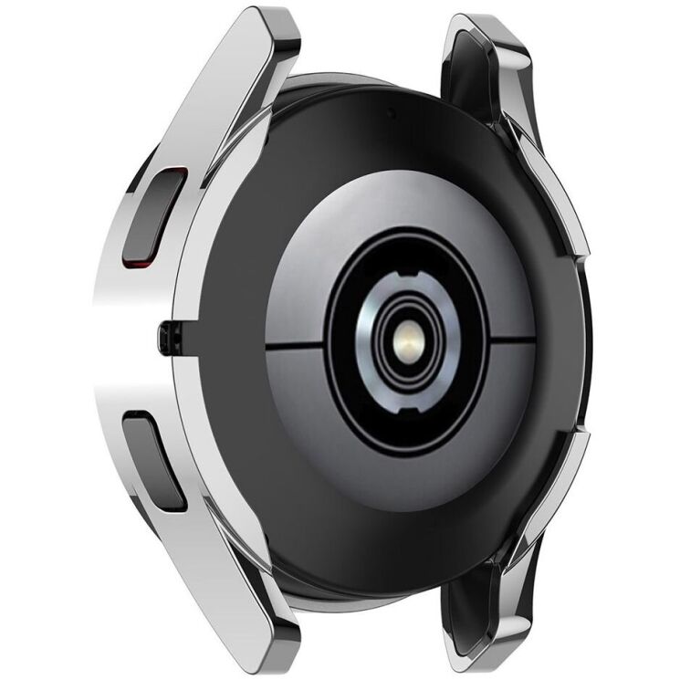 Захисний чохол Deexe Protective Frame для Samsung Galaxy Watch FE (40mm) - Silver: фото 6 з 7