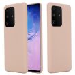 Защитный чехол Deexe Silicone Case для Samsung Galaxy S20 Ultra (G988) - Pink (315021P)