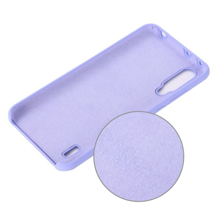 Силіконовий (TPU) чохол Deexe Silicone Case для Xiaomi Mi 9 Lite / Mi CC9 - Purple: фото 3 з 6