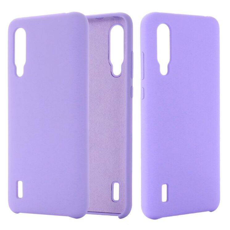 Силіконовий (TPU) чохол Deexe Silicone Case для Xiaomi Mi 9 Lite / Mi CC9 - Purple: фото 1 з 6