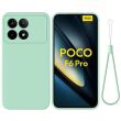 Защитный чехол Deexe Silicone Case для Xiaomi Poco F6 Pro - Green (354909G)
