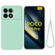 Защитный чехол Deexe Silicone Case для Xiaomi Poco F6 Pro - Green (354909G). Фото 1 из 8