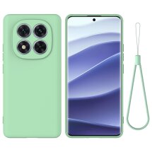 Защитный чехол Deexe Silicone Case для Xiaomi Poco X7 - Green: фото 1 из 8