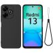 Защитный чехол Deexe Silicone Case для Xiaomi Redmi 13 - Black (358904B). Фото 1 из 7