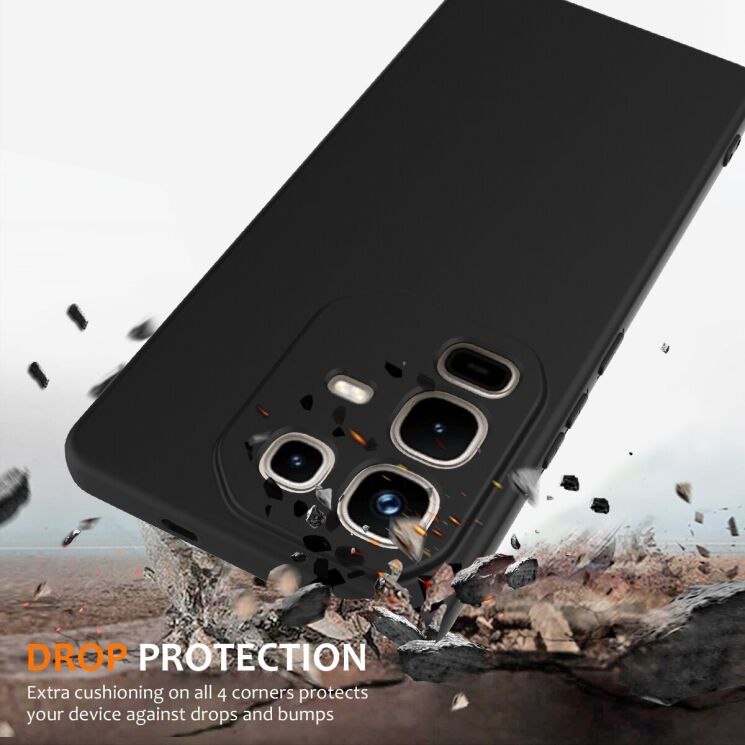 Защитный чехол Deexe Silicone Case with MagSafe для Infinix Note 50 / Note 50 Pro - Dark Blue: фото 2 из 8
