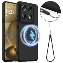 Защитный чехол Deexe Silicone Case with MagSafe для Motorola Signature - Black: фото 1 из 9
