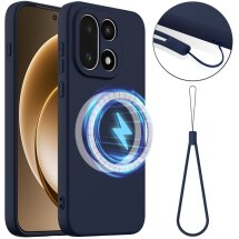 Защитный чехол Deexe Silicone Case with MagSafe для OnePlus 15 - Dark Blue: фото 1 из 9