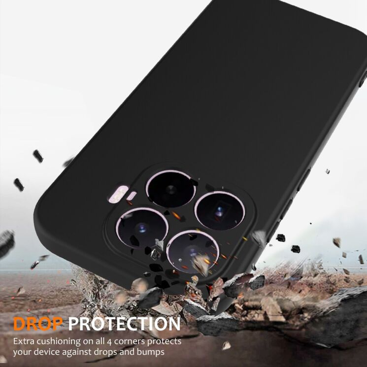 Защитный чехол Deexe Silicone Case with MagSafe для Xiaomi 17T - Black: фото 3 из 9
