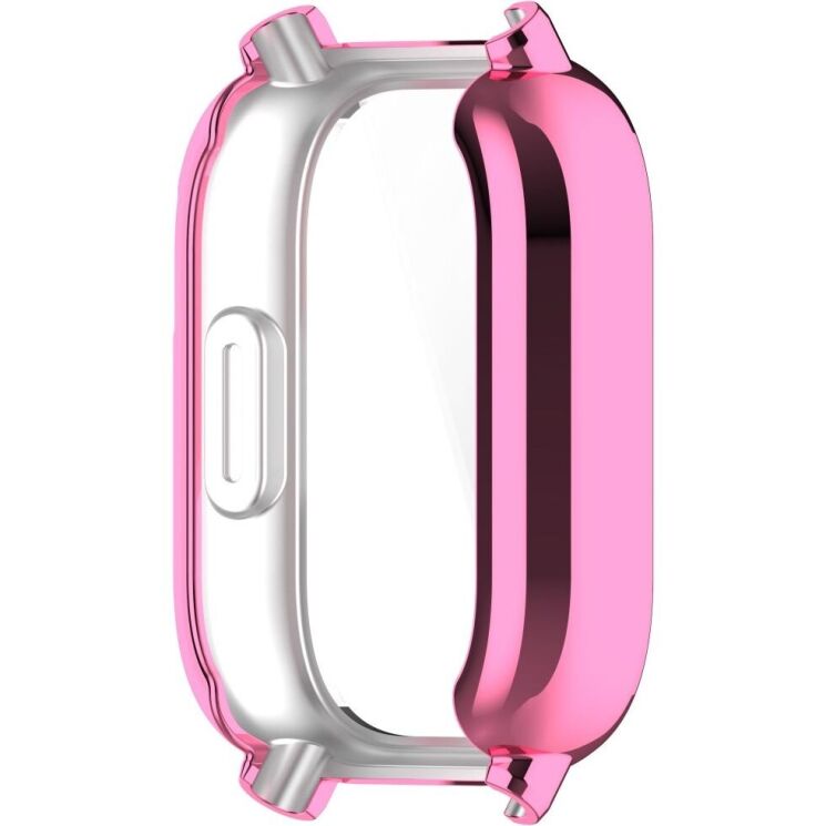 Защитный чехол Deexe Silicone Frame для Xiaomi Redmi Watch 5 Active - Pink: фото 4 из 7