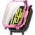 Защитный чехол Deexe Silicone Frame для Xiaomi Redmi Watch 5 Active - Pink: фото 1 из 7