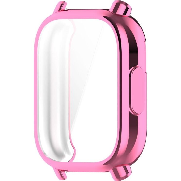 Защитный чехол Deexe Silicone Frame для Xiaomi Redmi Watch 5 Active - Pink: фото 3 из 7