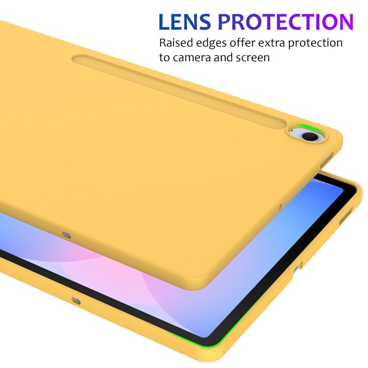 Захисний чохол Deexe Silicone Shell для Samsung Galaxy Tab S10 FE Plus - Green: фото 7 з 8