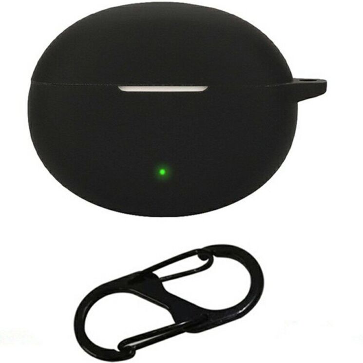 Захисний чохол Deexe Silicone Sleeve для OPPO Enco Air 4 - Black: фото 1 з 8