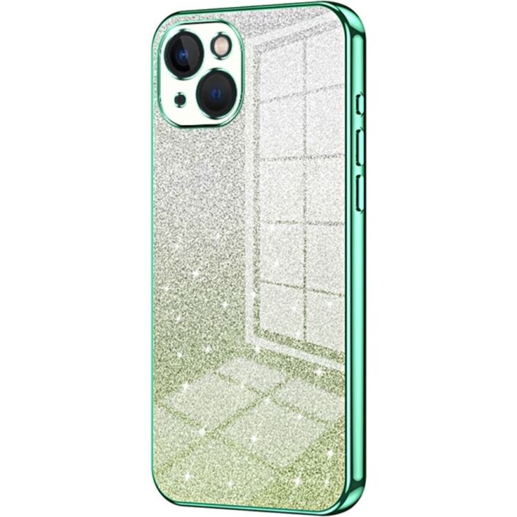 Защитный чехол Deexe Sparkles Cover для Apple iPhone 13 - Green: фото 1 из 7