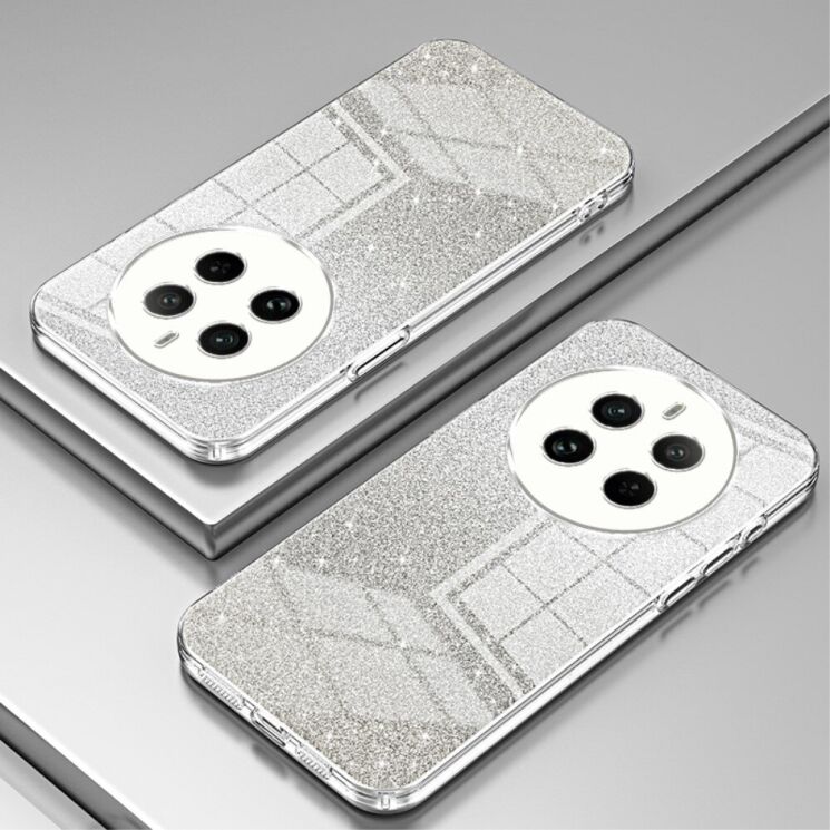 Защитный чехол Deexe Sparkles Cover для Realme 12 Pro - Transparent: фото 2 из 7