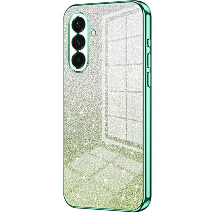 Защитный чехол Deexe Sparkles Cover для Samsung Galaxy A36 (A366) - Green: фото 1 из 7