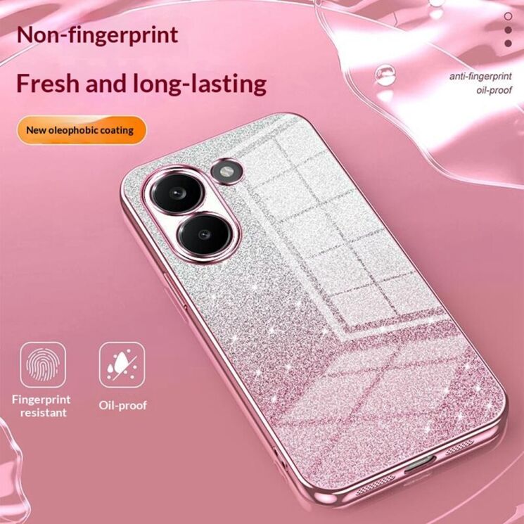Защитный чехол Deexe Sparkles Cover для Xiaomi Poco X8 Pro - Pink: фото 5 из 7