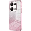 Защитный чехол Deexe Sparkles Cover для Xiaomi Redmi Note 13 Pro 4G / Poco M6 Pro - Pink (345752P)