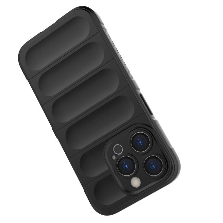 Силіконовий (TPU) чохол Deexe Terra Case для iPhone 15 Pro Max - Black: фото 3 з 7