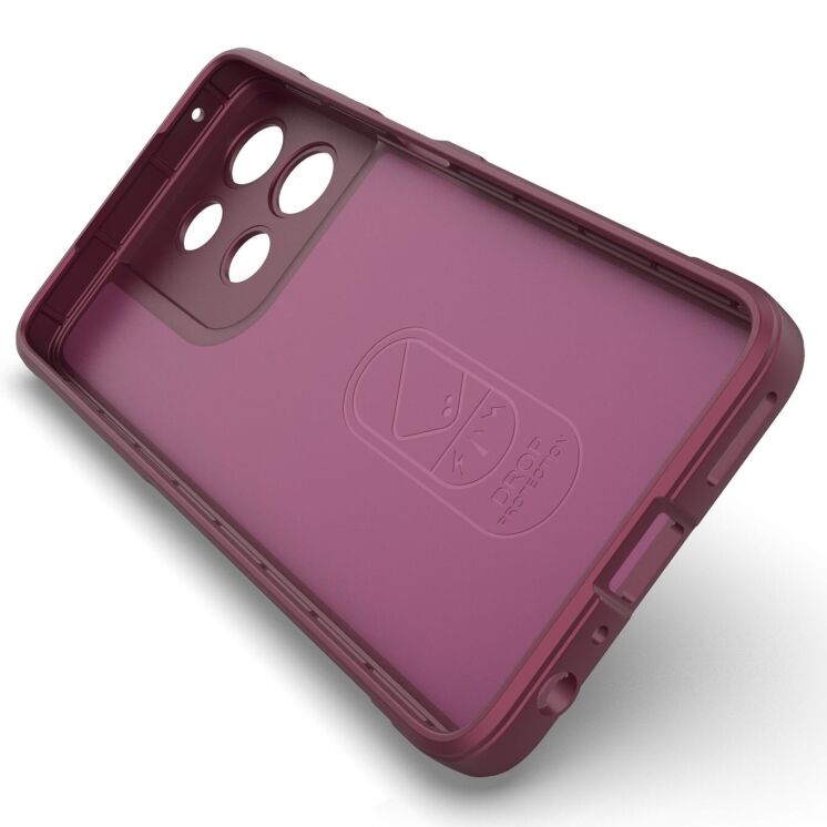 Защитный чехол Deexe Terra Case для Motorola Moto G56 - Wine Red: фото 2 из 6