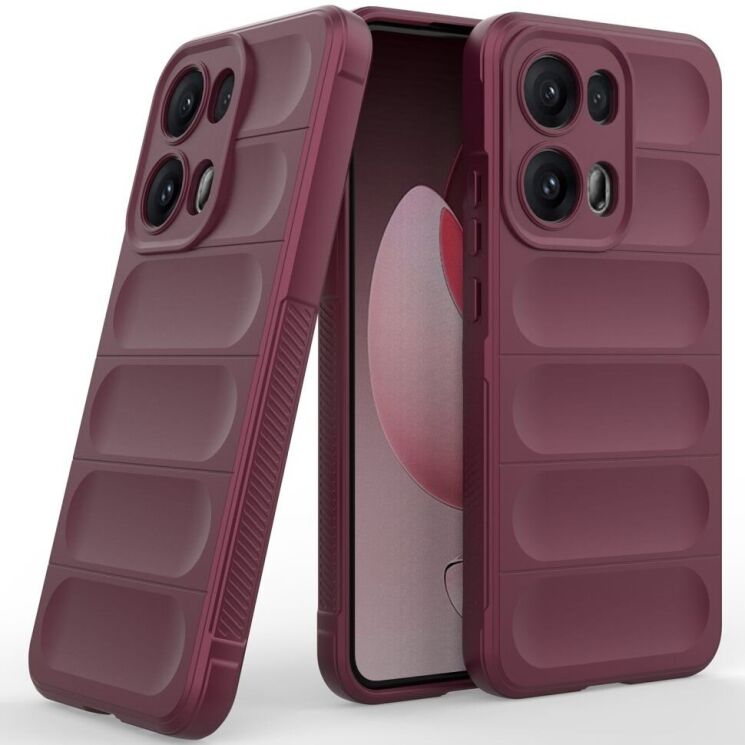 Захисний чохол Deexe Terra Case для OPPO Reno 13 Pro 5G - Wine Red: фото 4 з 7