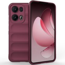 Защитный чехол Deexe Terra Case для OPPO Reno 13 Pro 5G - Wine Red: фото 1 из 7