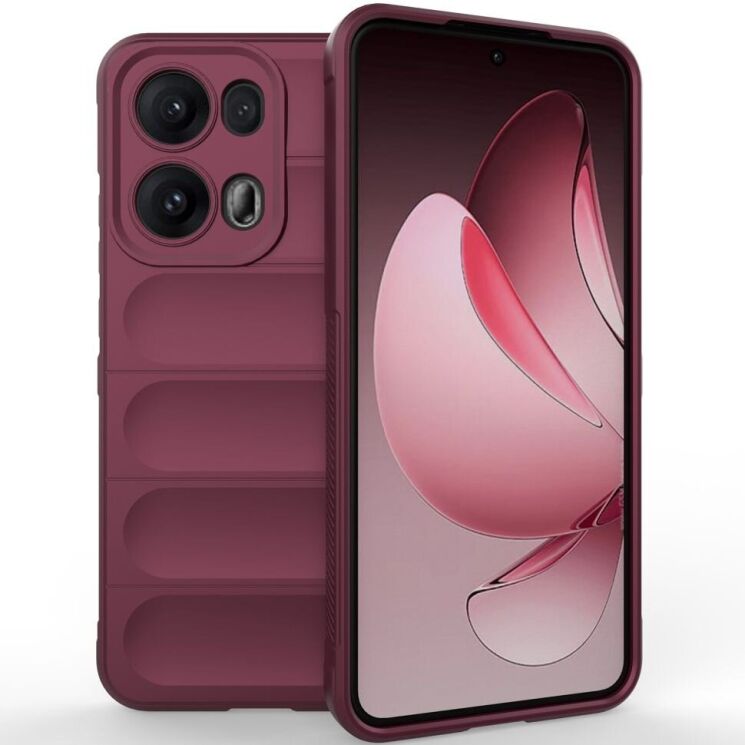 Захисний чохол Deexe Terra Case для OPPO Reno 13 Pro 5G - Wine Red: фото 1 з 7