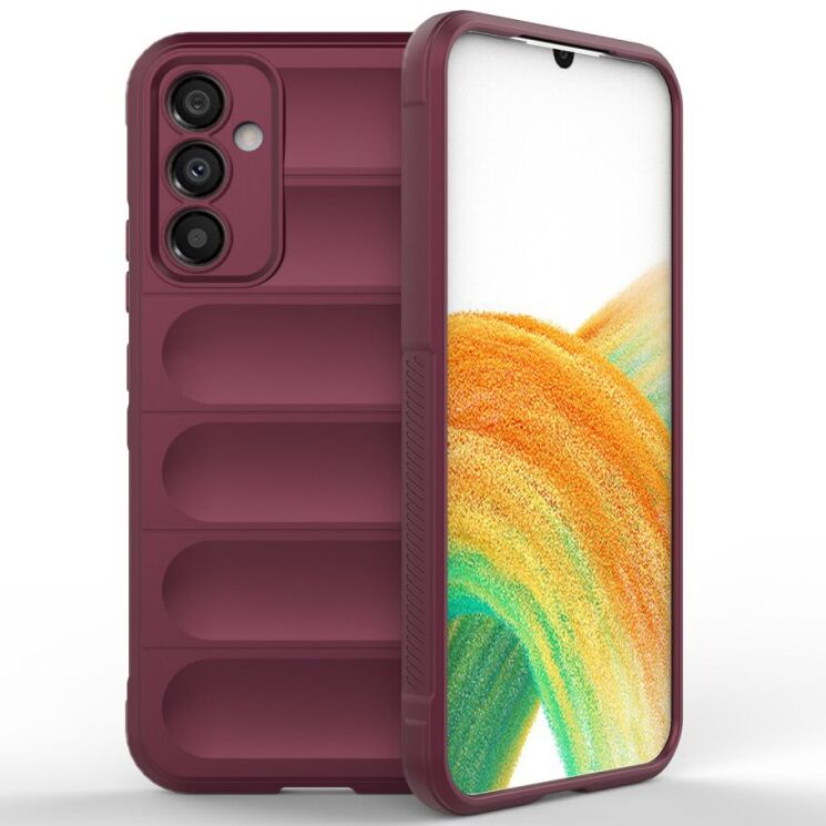 Защитный чехол Deexe Terra Case для Samsung Galaxy A34 (A346) - Wine Red: фото 1 из 6